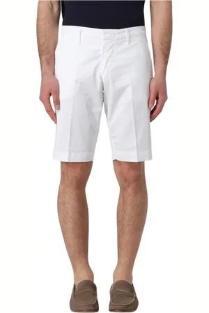 FAY Korte broeken, Heren, Wit, W36, Katoen, Stijlvolle Groene Katoenen Shorts