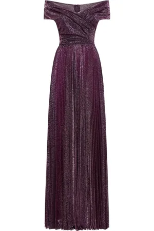 TALBOT RUNHOF Kleedjes, Dames, Roze, M, Polyester, Fuchsia Jurken voor Vrouwen