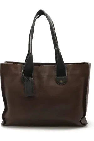 LOUIS VUITTON Pre-owned, Heren, Bruin, ONE Size, Leer, Pre-owned Leather totes