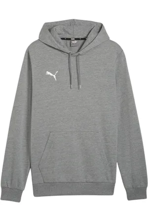 PUMA Sweatshirts & Hoodies, Heren, Grijs, XL, Katoen, Casual Hoodie Sweatshirt