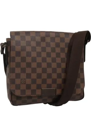 LOUIS VUITTON Pre-owned, unisex, Bruin, ONE Size, Tweedehands Canvas Louis Vuitton tassen