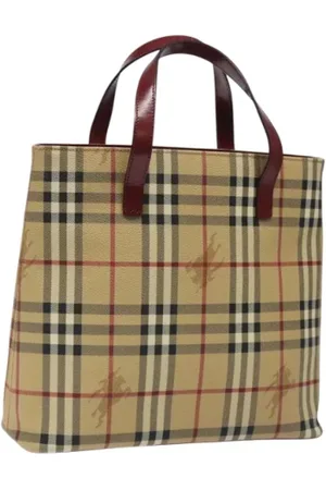 Burberry Pre-owned, Dames, , ONE Size, Leer, Tweedehands leren handtassen