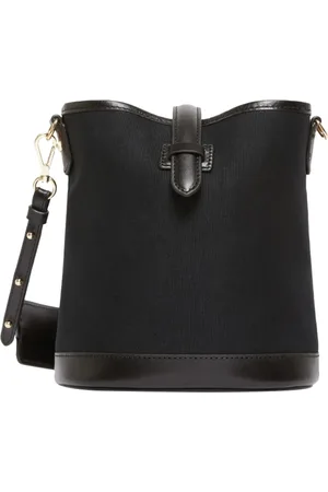 Max Mara Tassen, Dames, Zwart, ONE Size, Katoen, Chique Zwarte Canvas Emmertas