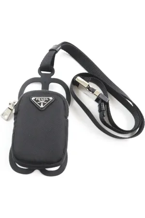 Prada Pre-owned, Dames, Zwart, ONE Size, Nylon, Pre-owned Canvas prada-bags