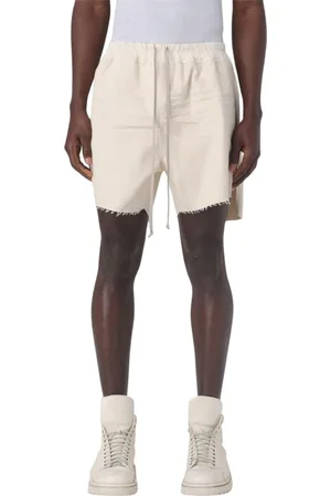 Rick Owens Korte broeken, Heren, , L, Minimalistische Knielange Shorts