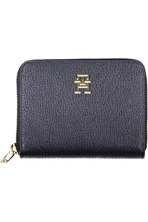 Tommy Hilfiger Accessoires, Dames, Blauw, ONE Size, Blauwe Portemonnee met Logodetail