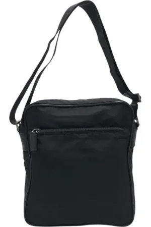 Prada Pre-owned, Dames, Zwart, ONE Size, Nylon, Pre-owned Canvas prada-bags