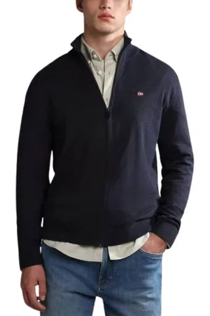 Napapijri Truien, Heren, Blauw, L, Stijlvolle Sweaters