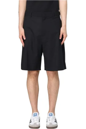 Msgm Korte broeken, Heren, Zwart, M, Blauwe Casual Shorts voor Moderne Man