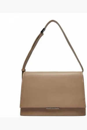 Calvin Klein Tassen, Dames, , ONE Size, Leer, Stijlvolle Borse Tas