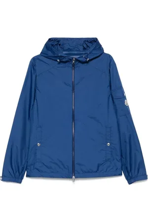 Moncler Jassen, Heren, Blauw, L, Polyester, Etiahe Jacket