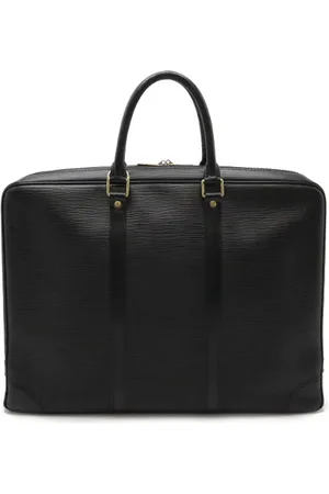 LOUIS VUITTON Pre-owned, Heren, Zwart, ONE Size, Leer, Pre-owned Leather briefcases