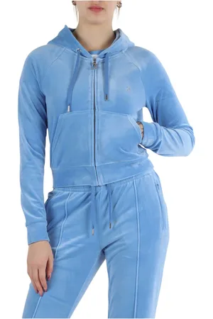 Juicy Couture Sweatshirts & Hoodies, Dames, Blauw, XS, Gewassen Regatta Hoodies