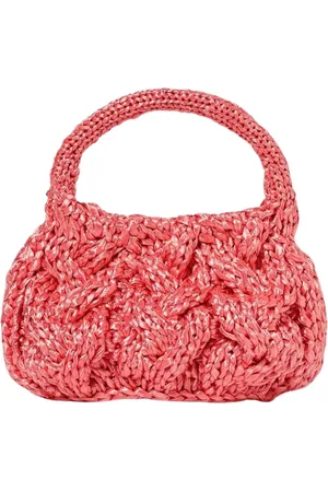 J.W.Anderson Tassen, Dames, Roze, ONE Size, Elegante Schoudertas met Magnetische Sluiting
