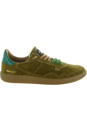 Hidnander Schoenen, Dames, Bruin, 38 EU, Mega T Dames ART Sneakers