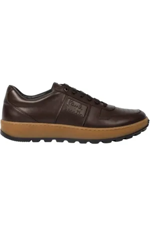 Paul Smith Schoenen, Heren, Bruin, 40 EU, Leer, Premium Leren Filoni Sneakers