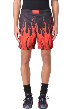 Vision Of Super Korte broeken, Heren, Rood, S, Stijlvolle Rode Herenshorts