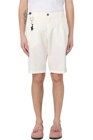 Paul & Shark Korte broeken, Heren, , M, Linnen, Stijlvolle Linnen Shorts
