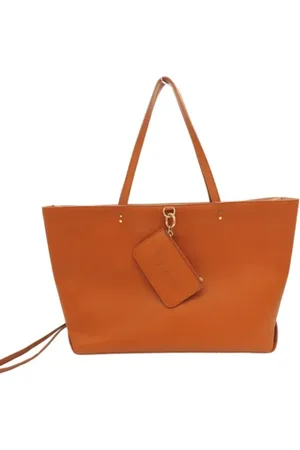 Chloé Pre-owned, Dames, Bruin, ONE Size, Leer, Tweedehands leren handtassen