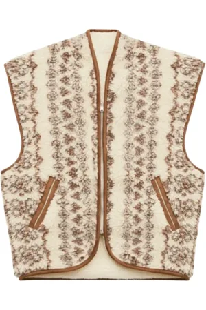 Isabel Marant Jassen, Dames, , S, Wol, Mouwloos Nep Shearling Gilet