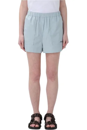Fendi Korte broeken, Dames, Blauw, S, Blauwe Vrouw Casual Stijl Shorts