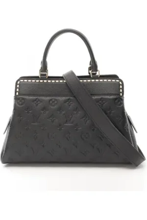 LOUIS VUITTON Pre-owned, Dames, Zwart, ONE Size, Leer, Tweedehands leren Louis Vuitton tassen
