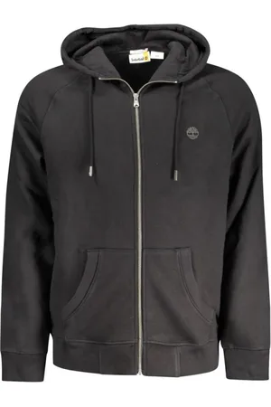 Timberland Sweatshirts & Hoodies, Heren, Zwart, L, Katoen, Zwarte Katoenen Trui