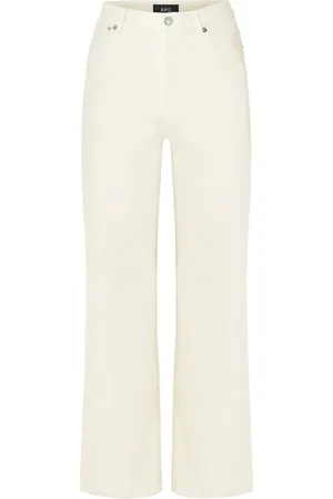 A.P.C. Jeans, Dames, , W29, Witte Ripped Jeans