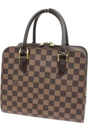 LOUIS VUITTON Pre-owned, Dames, Bruin, ONE Size, Tweedehands Canvas Louis Vuitton tassen
