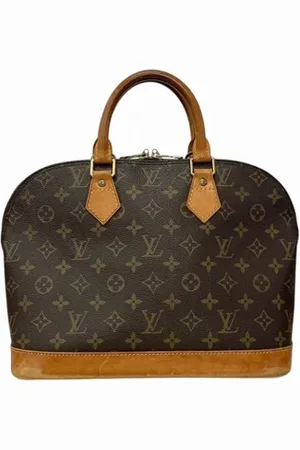 LOUIS VUITTON Pre-owned, Dames, Bruin, ONE Size, Tweedehands Canvas Louis Vuitton tassen