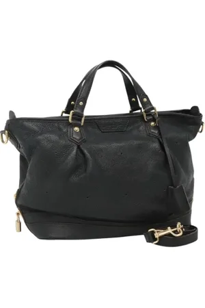 LOUIS VUITTON Pre-owned, Dames, Zwart, ONE Size, Leer, Tweedehands leren handtassen