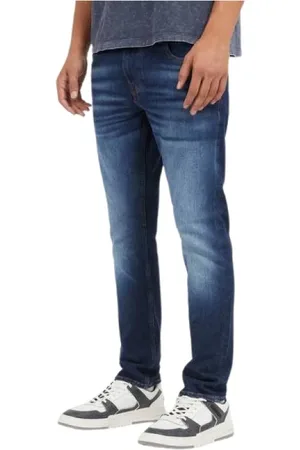 Guess Jeans, Heren, Blauw, W38, Denim, Klassieke Denim Jeans voor Heren