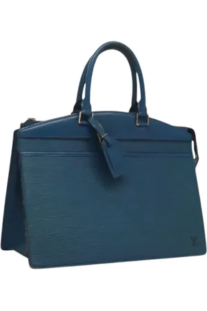 LOUIS VUITTON Pre-owned, Dames, Blauw, ONE Size, Leer, Tweedehands leren handtassen