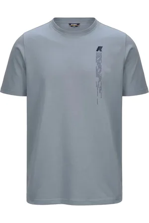 K-Way Tops, Heren, Grijs, XL, Digital Rain Jersey T-Shirt