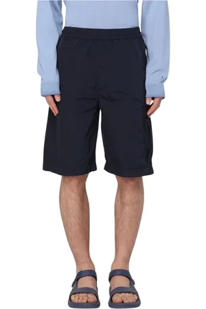 C.P. Company Korte broeken, Heren, Blauw, L, Nylon, Nylon Cargo Shorts Groen Stijlvol Veelzijdig