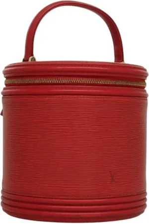 LOUIS VUITTON Pre-owned, Dames, Rood, ONE Size, Leer, Tweedehands leren handtassen