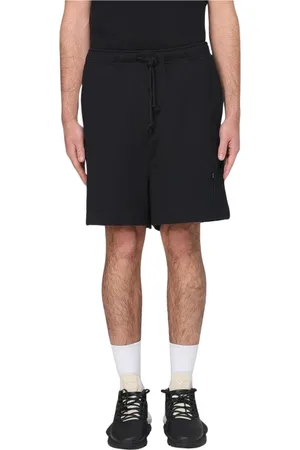 Y-3 Korte broeken, Heren, Zwart, S, Zwarte relaxte sweatshorts