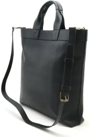 Burberry Pre-owned, Dames, Grijs, ONE Size, Leer, Pre-owned Leather totes