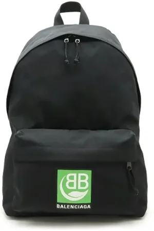 Balenciaga Pre-owned, Dames, Zwart, ONE Size, Nylon, Pre-owned Canvas backpacks