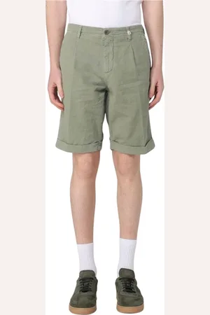 MYTHS Korte broeken, Heren, Groen, M, Veelzijdige Sand Casual Relaxed Fit Shorts