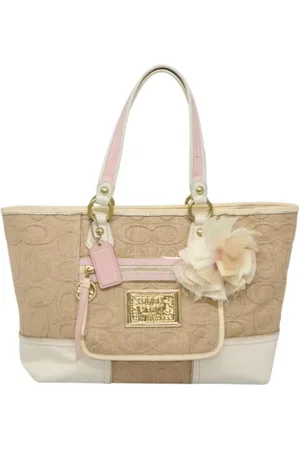 Coach Pre-owned, Dames, , ONE Size, Tweedehands Canvas handtassen
