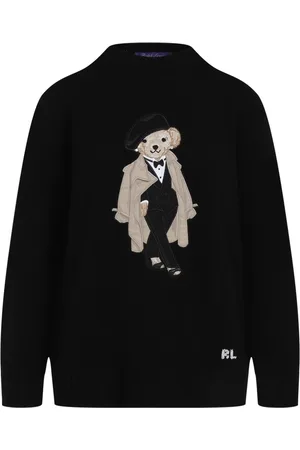 Ralph Lauren Truien, Dames, Zwart, S, Kasjmier, Dameskleding Sweater Zwart Noos