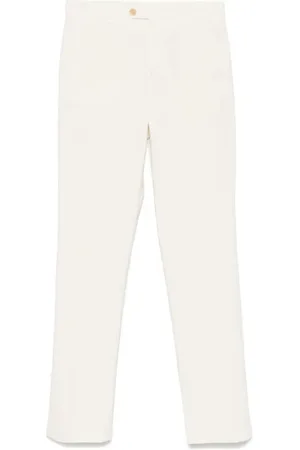 CANALI Broeken, Heren, Wit, XL, Lichtbeige chino broek