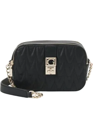 Guess Tassen, Dames, Zwart, ONE Size, Leer, Crossbodytas