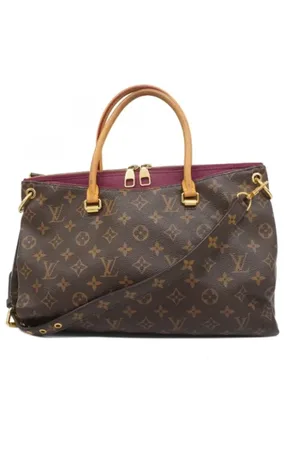 LOUIS VUITTON Pre-owned, Dames, Bruin, ONE Size, Tweedehands Canvas Louis Vuitton tassen