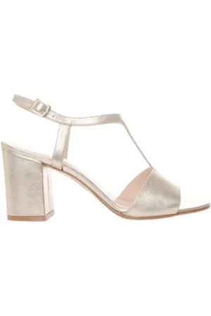 ATELIER CONTENT Schoenen, Dames, , 41 EU, Leer, Leren Sandalen met Hak