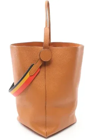 Hermès Pre-owned, Dames, Bruin, ONE Size, Leer, Tweedehands leren handtassen