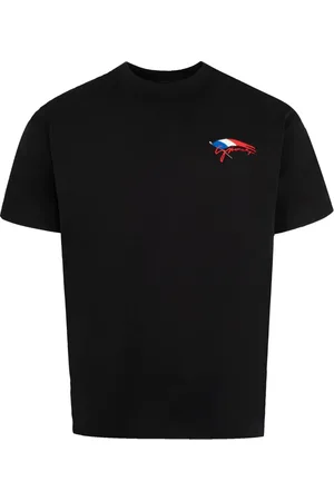 Givenchy Tops, Heren, Zwart, M, Katoen, Zwarte Crew Neck T-shirts en Polos