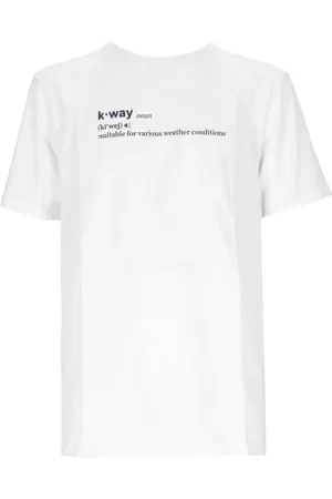K-Way Tops, Heren, Wit, 3Xl, Jersey T-shirt