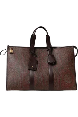 Etro Tassen, unisex, Bruin, ONE Size, Luxe Paisley Print Reistas